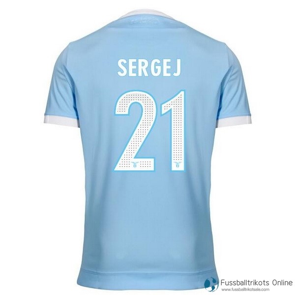 Lazio Trikot Heim Sergej 2017-18 Fussballtrikots Günstig